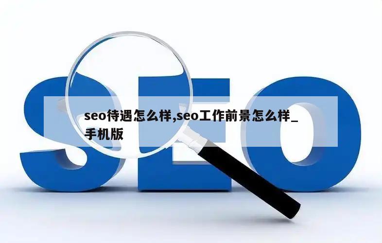 seo待遇怎么样,seo工作前景怎么样_手机版